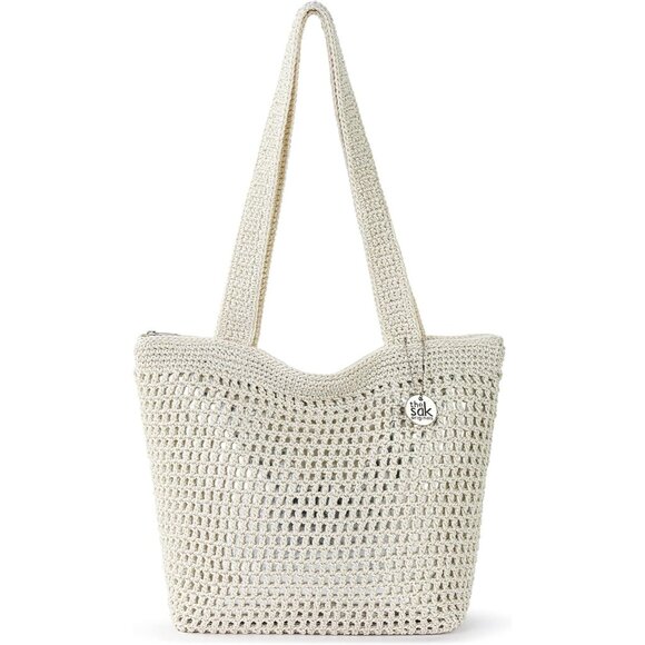 Handbags - The Sak Casual Tote Bag Hand Crochet Woman's Handbag With Shoulder Straps